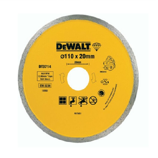 DEWALT DT3714 110MM ELMAS SERAMİK / MERMER / GRANİT KESME