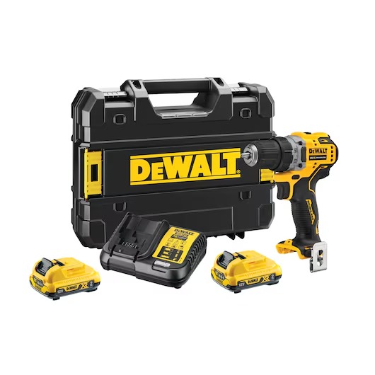 DEWALT DCD701D2 12V 2.0AH LI-ON ÇİFT AKÜLÜ DARBESİZ MATKAP