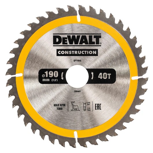 DEWALT DT1945 190MM DAİRE ELMAS TESTRE