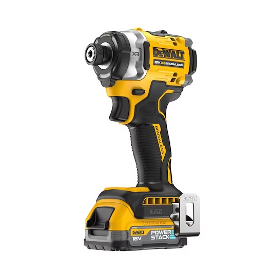 DEWALT DCF860E2T 18V 1.7AH POWER STACK ÇİFT AKÜLÜ KÖMÜRSÜZ DARBELİ TORNAVİDA