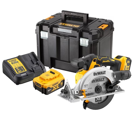 DEWALT DCS565P2 18V 5.0AH LI-ON ÇİFT AKÜLÜ KÖMÜRSÜZ DAİRE TESTERE