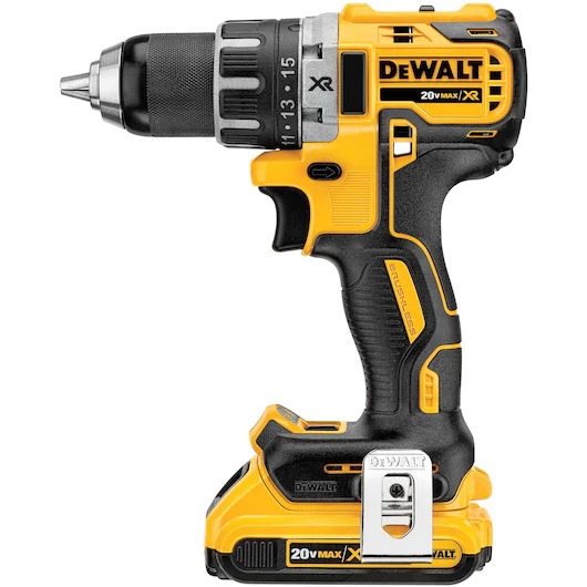 DEWALT DCD791D2 18V 2.0AH LI-ON ÇİFT AKÜLÜ KÖMÜRSÜZ DARBESİZ MATKAP