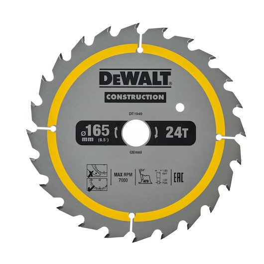 DEWALT DT1937 165MM DAİRE ELMAS TESTRE