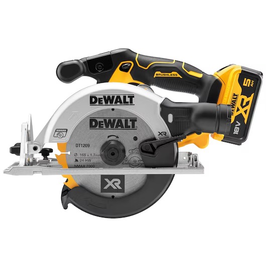 DEWALT DCS565P2 18V 5.0AH LI-ON ÇİFT AKÜLÜ KÖMÜRSÜZ DAİRE TESTERE