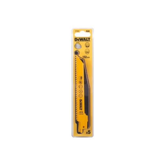 DEWALT DT2351 152MM AHŞAP  TİLKİ KUYRUĞU TESTRE BIÇAĞI 5 Lİ