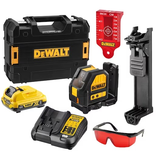 DEWALT DCE088D1R ŞARJLI KIRMIZI IŞIK 1+1 ÇİZGİ LAZER