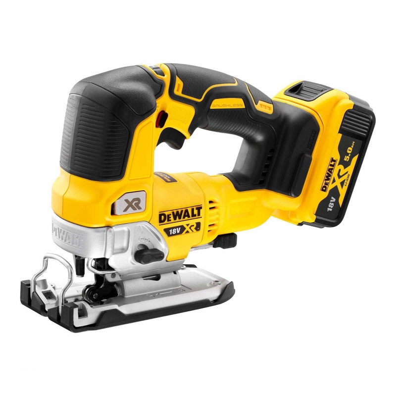 DEWALT DCS334P2 18V 5.0AH LI-ON ÇİFT AKÜLÜ KÖMÜRSÜZ DEKUPAJ TESTERE