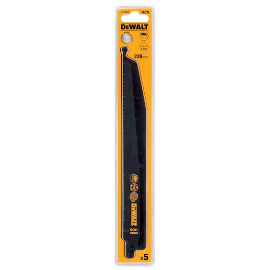 DEWALT DT2363 228MM EXTREME ÇİVİLİ AHŞAP TİLKİ KUYRUĞU TESTRE BIÇAĞI 5 Lİ