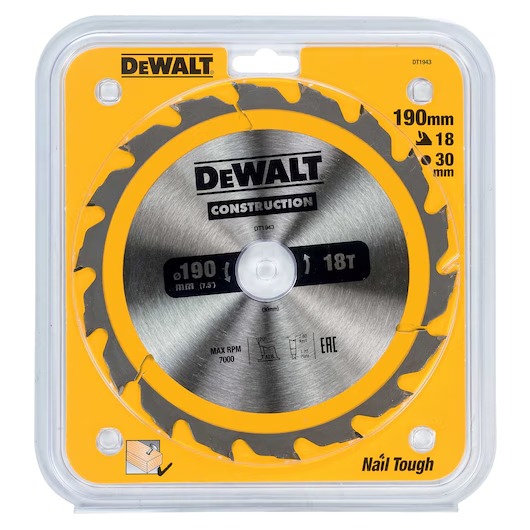 DEWALT DT1943 190MM DAİRE ELMAS TESTRE