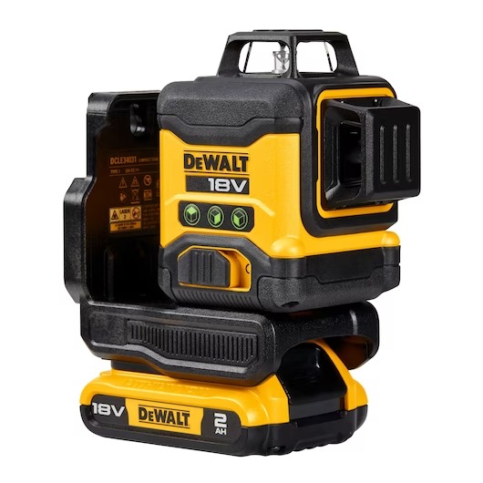 DEWALT DCLE34031D1 ŞARJLI YEŞİL IŞIK 360 ÇİZGİ LAZER