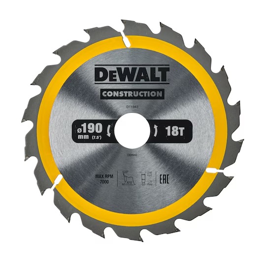 DEWALT DT1943 190MM DAİRE ELMAS TESTRE