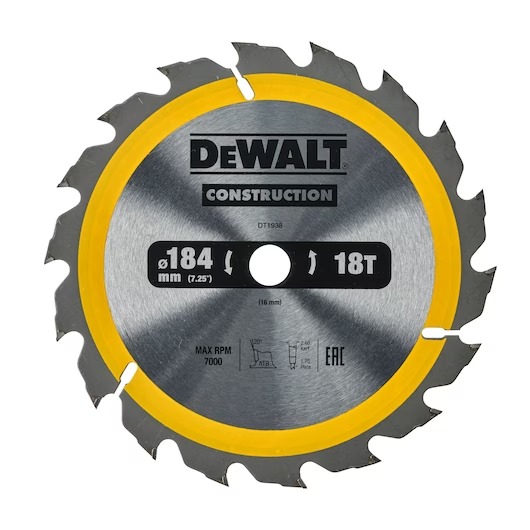 DEWALT DT1938 184MM DAİRE ELMAS TESTRE