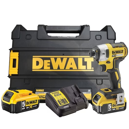 DEWALT DCF887P2 18V 5.0AH LI-ON ÇİFT AKÜLÜ KÖMÜRSÜZ DARBELİ TORNAVİDA