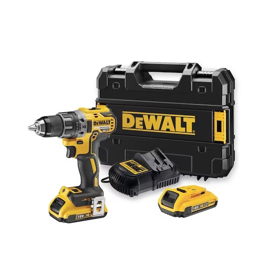 DEWALT DCD791D2 18V 2.0AH LI-ON ÇİFT AKÜLÜ KÖMÜRSÜZ DARBESİZ MATKAP