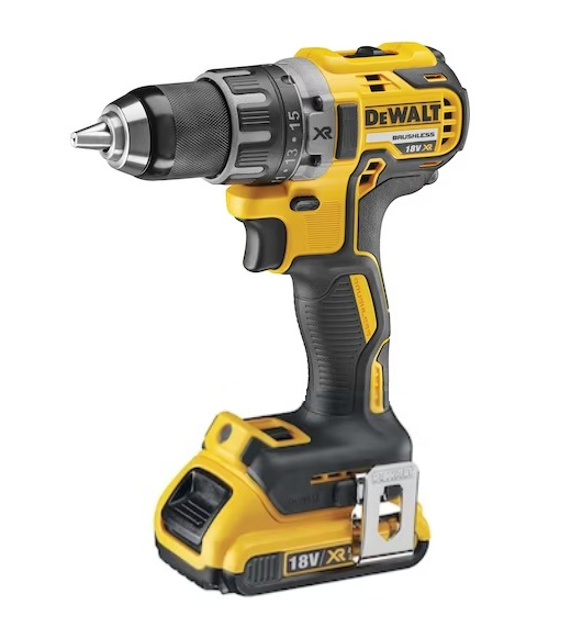 DEWALT DCD791D2 18V 2.0AH LI-ON ÇİFT AKÜLÜ KÖMÜRSÜZ DARBESİZ MATKAP