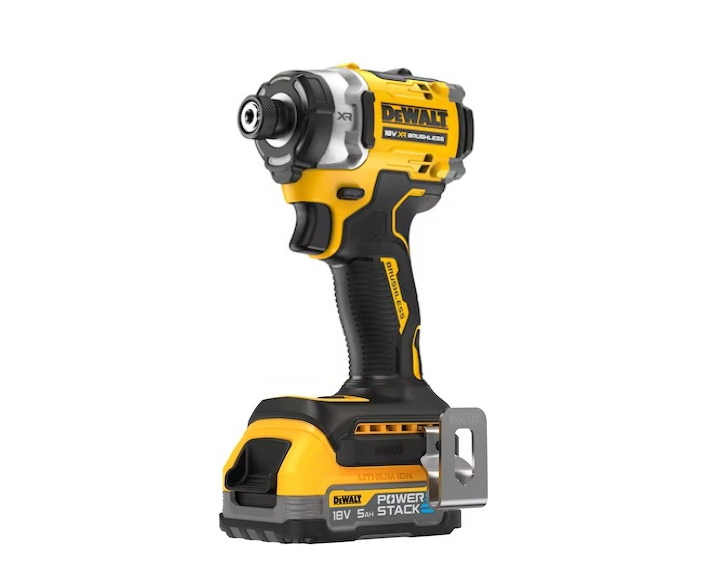 DEWALT DCF860P2ET 18V 5.0AH POWER STACK ÇİFT AKÜLÜ KÖMÜRSÜZ DARBELİ TORNAVİDA