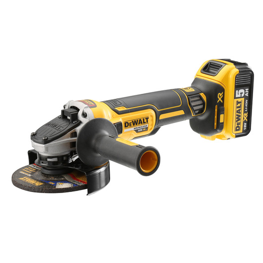 DEWALT DCG405P2 18V 5.0AH LI-ON ÇİFT AKÜLÜ KÖMÜRSÜZ AVUÇ TAŞLAMA