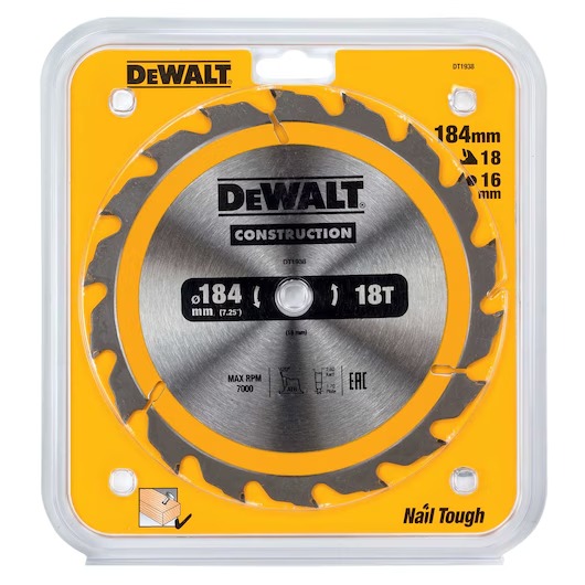 DEWALT DT1938 184MM DAİRE ELMAS TESTRE