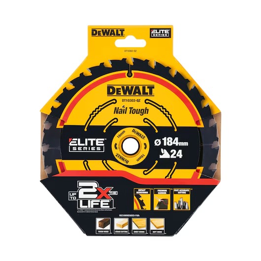 DEWALT DT10302 184MM HASSAS DAİRE ELMAS TESTRE