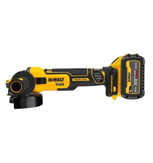 DEWALT DCG409VSNT1 54V 6.0AH LI-ON TEK AKÜLÜ KÖMÜRSÜZ AVUÇ TAŞLAMA