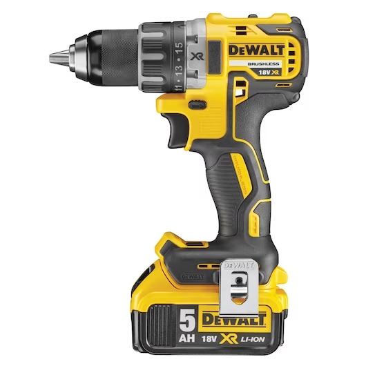 DEWALT DCD791P2 18V 5.0AH LI-ON ÇİFT AKÜLÜ KÖMÜRSÜZ DARBESİZ MATKAP