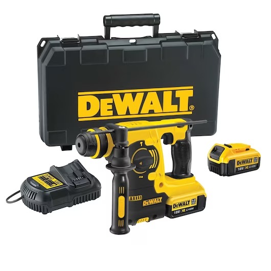 DEWALT DCH253M2 18V 4.0AH LI-ON ÇİFT AKÜLÜ KÖMÜRSÜZ PNÖMATİK HİLTİ