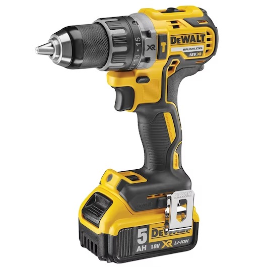 DEWALT DCD791P2 18V 5.0AH LI-ON ÇİFT AKÜLÜ KÖMÜRSÜZ DARBESİZ MATKAP