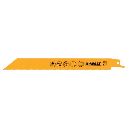 DEWALT DT2354 203MM 18TPI METAL TİLKİ KUYRUĞU TESTRE BIÇAĞI 5 Lİ