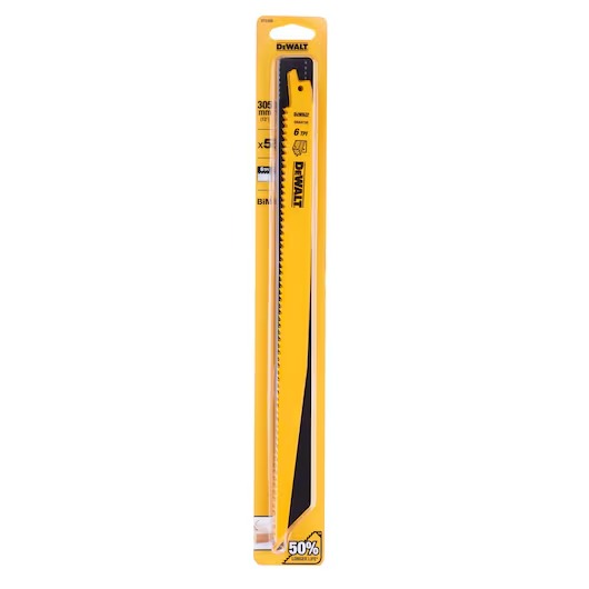 DEWALT DT2350 305MM ÇİVİLİ AHŞAP TİLKİ KUYRUĞU TESTRE BIÇAĞI 5 Lİ