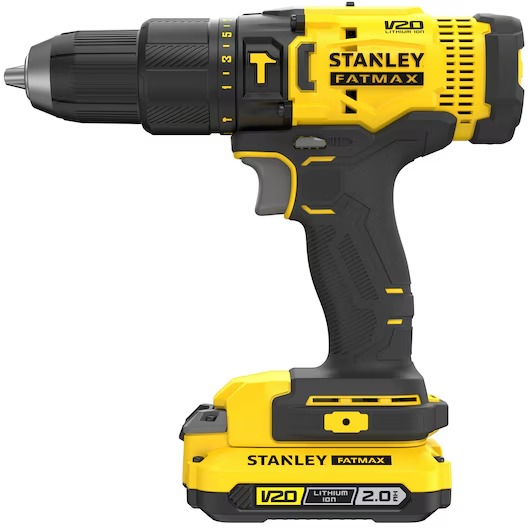 STANLEY SCD711C2K 20V 1.5AH ÇİFT AKÜLÜ DARBELİ MATKAP