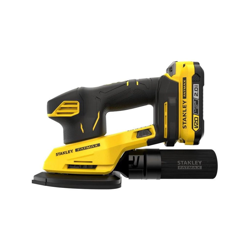 STANLEY SFMCW221B1 20V 2.0 AH LI-ION TEK AKÜLÜ KÖMÜRSÜZ TİTREŞİMLİ ZIMPARA ( ÇANTASIZ )