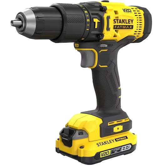 STANLEY SCD711C2K 20V 1.5AH ÇİFT AKÜLÜ DARBELİ MATKAP